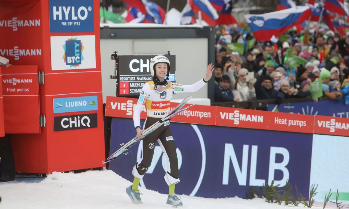 VBet Celebrates Success as Nika Prevc Triumphs at Ski Jumping Event