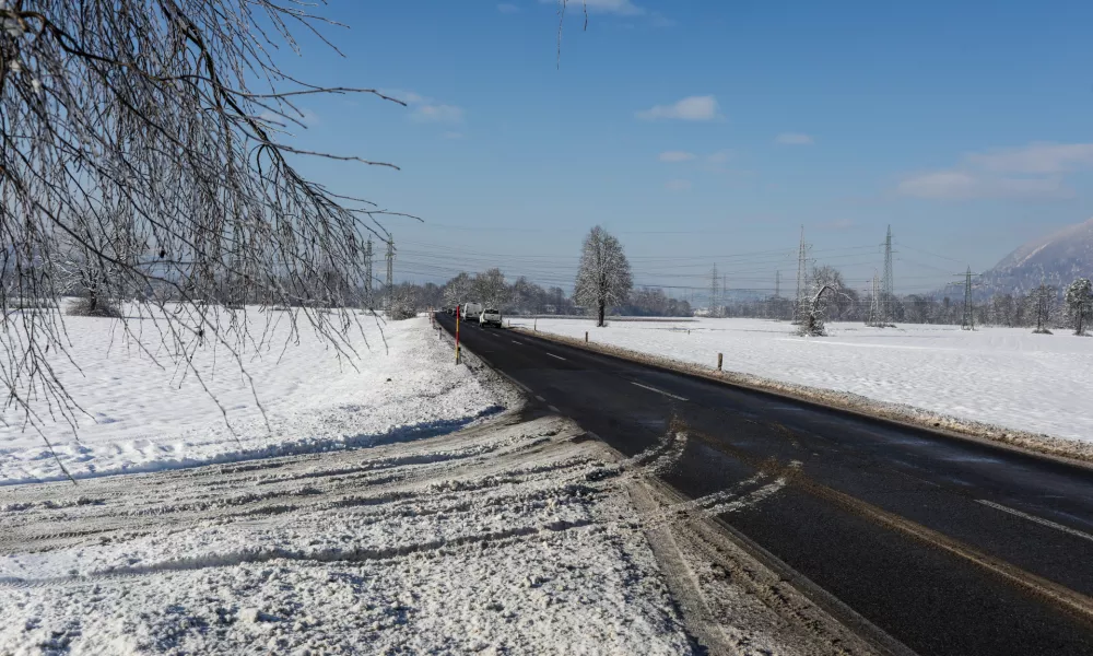 - 08.01.2026. - Obvozna cesta (biv&scaron;a Nem&scaron;ka) v Ljubljani.//FOTO: Bojan Velikonja