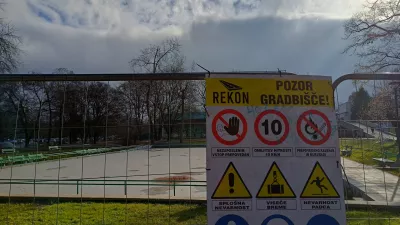 Bloudkov park &scaron;e vedno zaprt