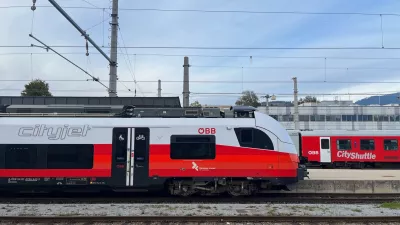 #CrossBorderRail, Jon Worth, vlaki, ÖBB Siemens Cityjet in Villach