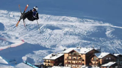 Milano Cortina 2026 Olympics - Freestyle Skiing - Men's Freeski Slopestyle Qualification - Livigno Snow Park, Livigno, Italy - February 07, 2026. Fabian Boesch of Switzerland in action during his run REUTERS/Hannah Mckay   TPX IMAGES OF THE DAY