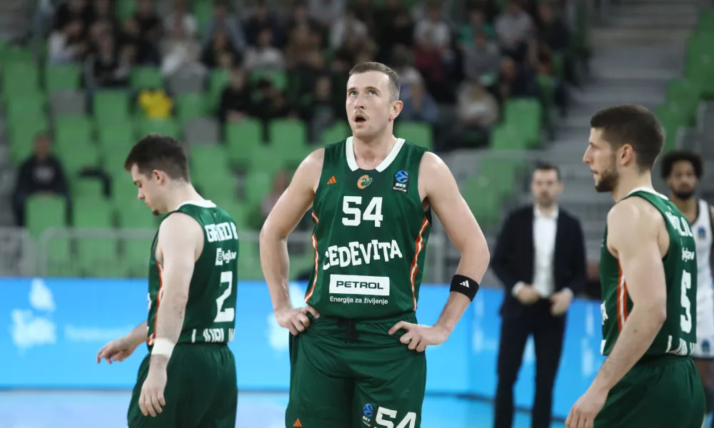 Thomas Kennedy19.11.2025 - Cedevita Olimpija - Hamburg ko&scaron;arka evropski pokalFoto: Luka Cjuha
