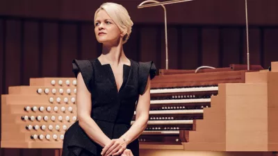 Latvijska organistka in pianistka Iveta Apkalna je zvezda v svetu glasbe. F Ko-Cheng Lin