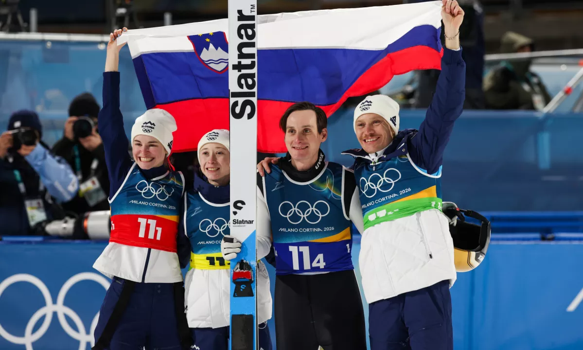 Od našega poročevalca iz zlatega Predazza ????