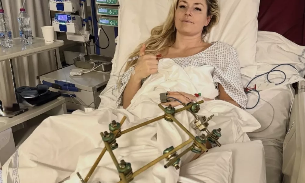 Lindsey Vonn po tretji operaciji noge.