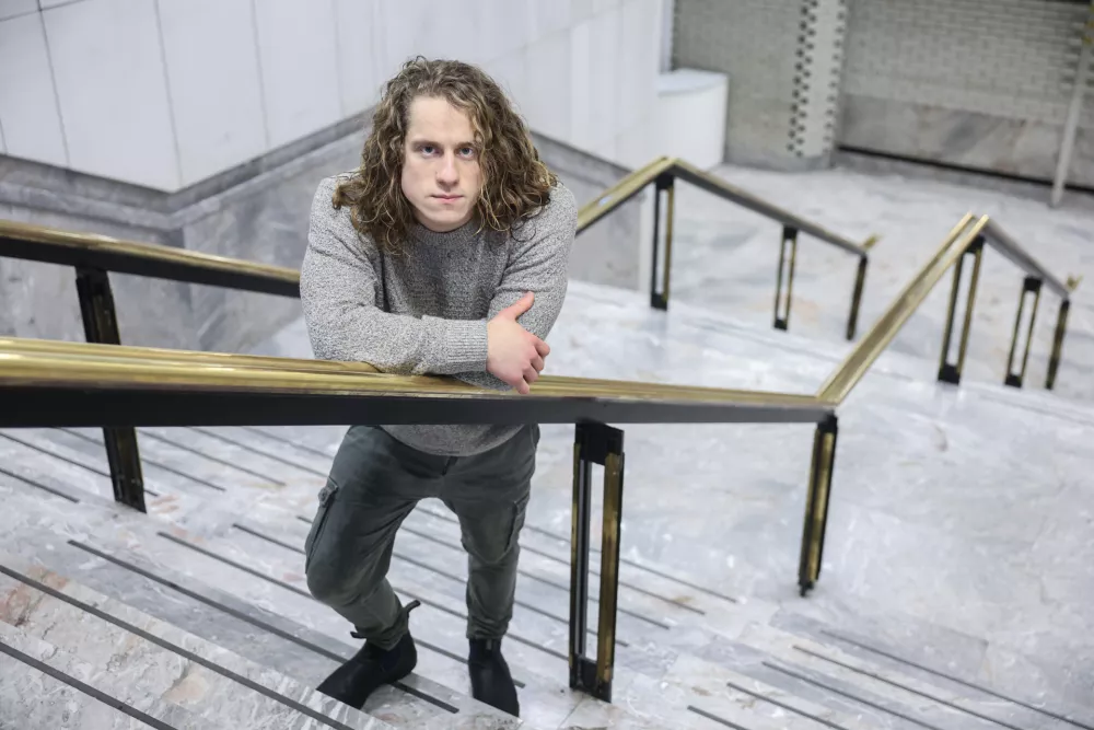 - 03.02.2026 - igralec Luka Grbić//FOTO: Jaka Gasar / Foto: Jaka Gasar