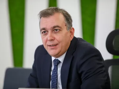 - Robert Ljoljo, generalni direktor ZZZS,- 06.10.2025. Predstavitev reprezentanc Smučarske zveze Slovenije za novo tekmovalno sezono.//FOTO: Bojan Velikonja