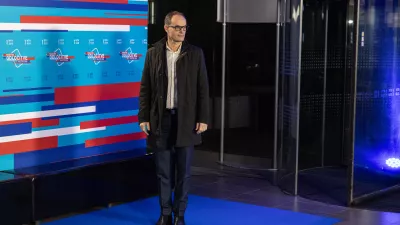 Anže Logar- 19.02.2026 - Prvo soočenje predsednikov strank na RTV SLO - parlamentarne volitve 2026//FOTO: Jaka Gasar