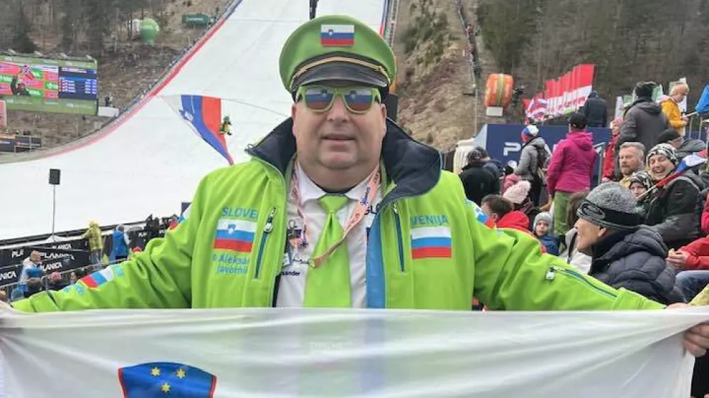 Aleksander Javornik, slovenski &scaron;portni navijač / Foto: Osebni Arhiv