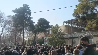 Iran protesti &scaron;tudentov