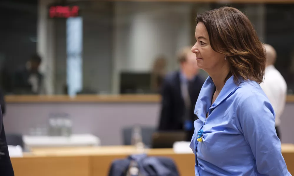 Belgija, Bruselj.Zasedanje zunanjih ministrov EU.Ministrica za zunanje in evropske zadeve Tanja Fajon.