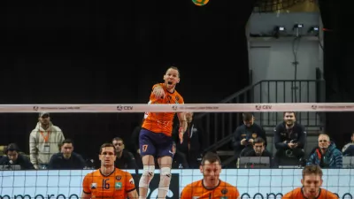 - 22.01.2026. - Odbojka 3. krog. Liga prvakov, ACH Volley - Tours. //FOTO: Bojan Velikonja