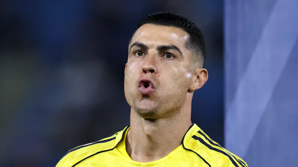 Soccer Football - Saudi Pro League - Al Najma v Al Nassr - King Abdullah Sport City Stadium, Jeddah, Saudi Arabia - February 25, 2026 Al Nassr's Cristiano Ronaldo before the match REUTERS/Hamad I Mohammed