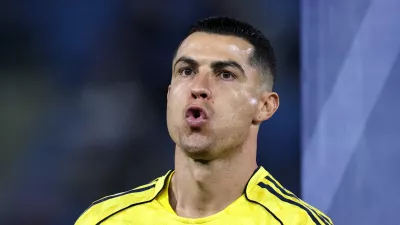 Soccer Football - Saudi Pro League - Al Najma v Al Nassr - King Abdullah Sport City Stadium, Jeddah, Saudi Arabia - February 25, 2026 Al Nassr's Cristiano Ronaldo before the match REUTERS/Hamad I Mohammed