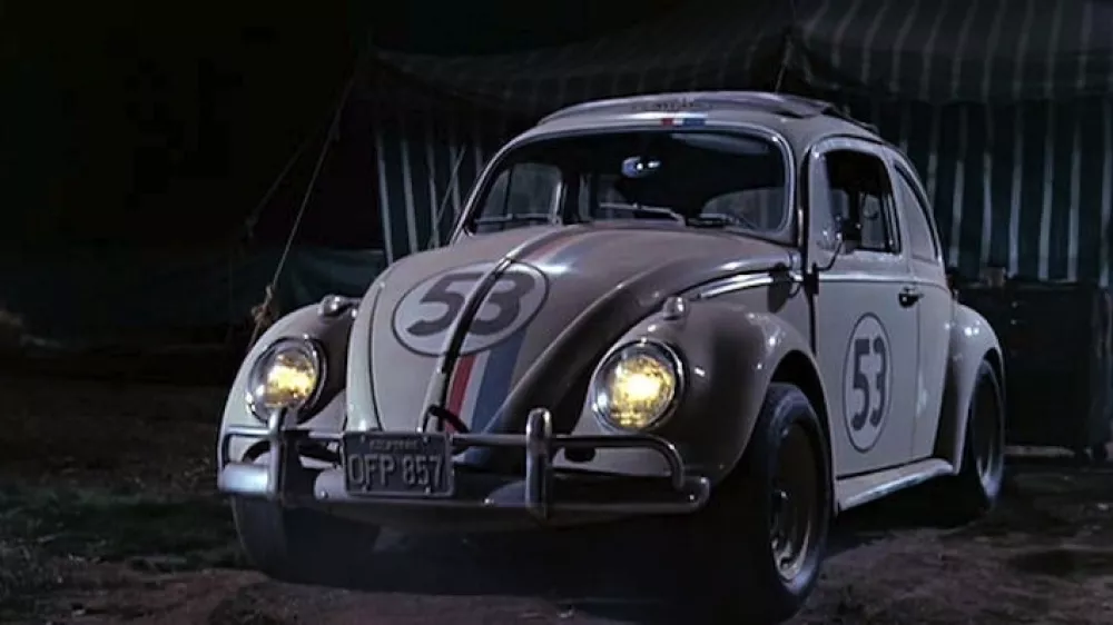 Volkswagen beetle je kot Herbie najprej zaslovel v filmu iz leta 1968. / Foto: Imcdb