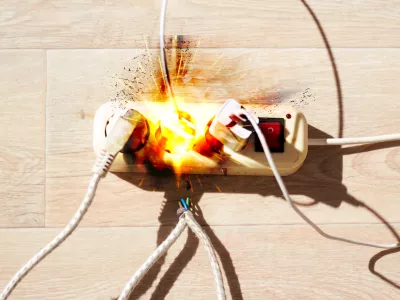 Polnjenje različnih naprav na domačih vtičnicah je lahko razlog za požar. 