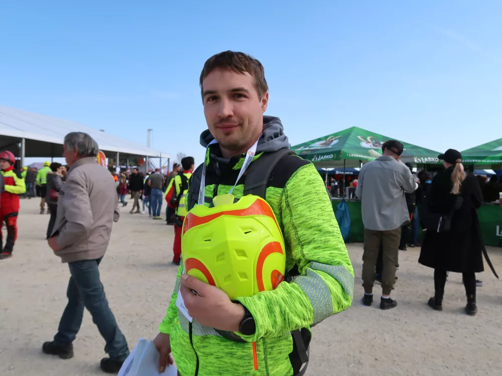 Svetovno gozdarsko prvenstvo, marec 2026, &Scaron;entjernej, gozdarji, gozd, motorka, podiranje dreves, Andrej Lumbar, vodja sodnikov / Foto: Nata&scaron;a Bucik Ozebek