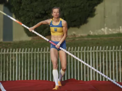 Tina &Scaron;utej Palica9.7.2023 - Atletika - Državno prvenstvo v atletiki Velenje - atletska zveza slovenijeFOTO: Luka Cjuha