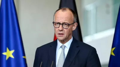 German Chancellor Friedrich Merz makes a statement on the situation in the Middle East, after Israel and the U.S. launched strikes on Iran, at the chancellery in Berlin, Germany, March 1, 2026. REUTERS/Nadja Wohlleben