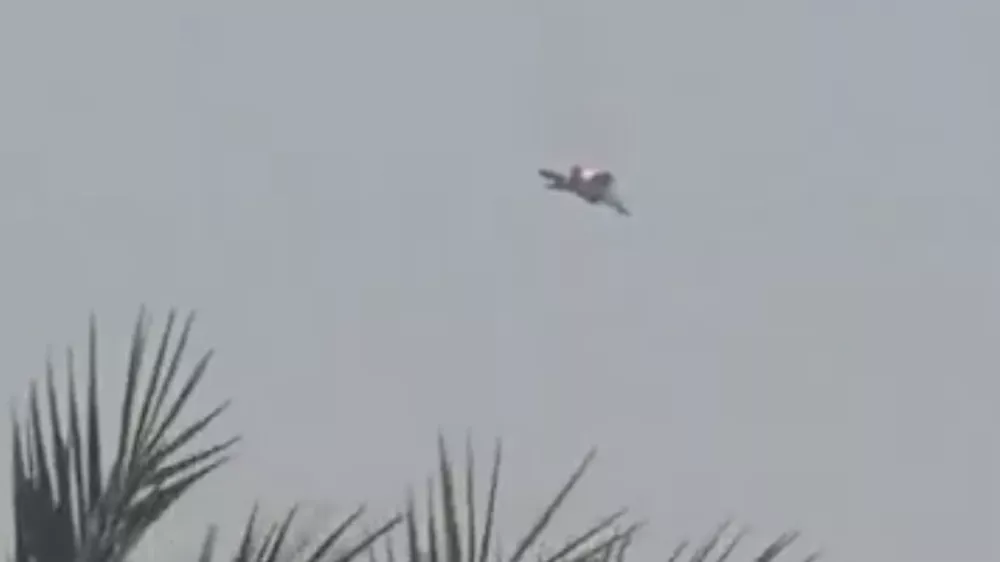 Strmoglavljeno letalo v Kuvajtu.