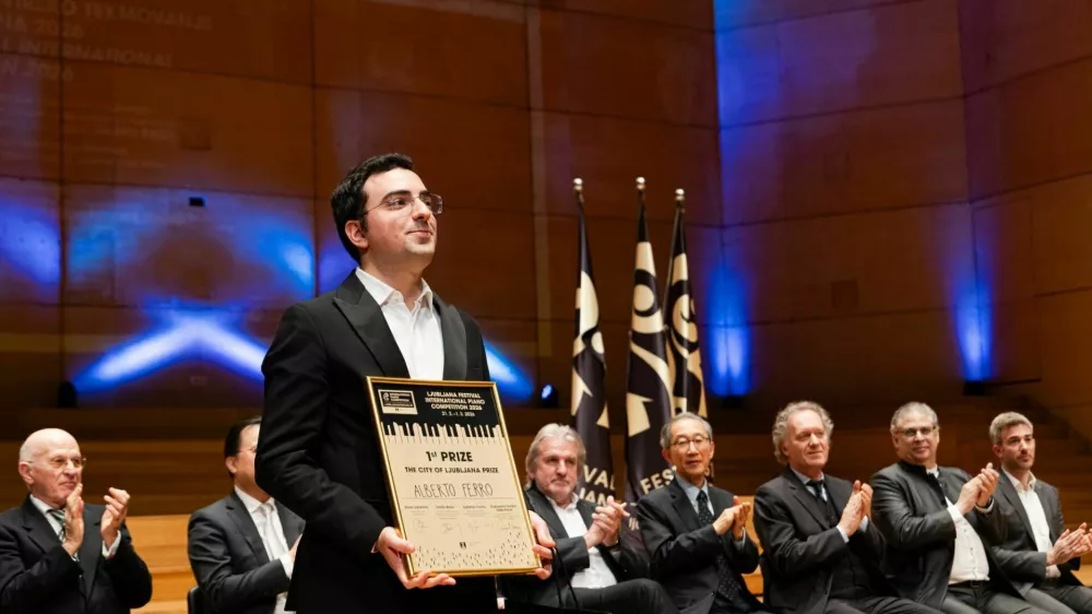 Italijanski pianist Alberto Ferro je zmagovalec mednarodnega klavirskega tekmovanja Festivala Ljubljana 2026. / Foto: arhiv Festivala Ljubljana
