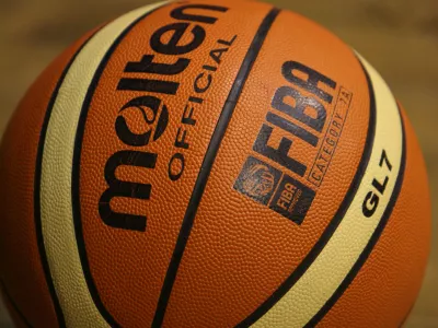 -Ilustrativna fotografija, žoga-Dan Slovenske ko&scaron;arke-Ko&scaron;arka: Slovenska reprezentanca, priprave, trening//FOTO: Tomaž SkaleOPOMBA: ZA OBJAVO V ČASOPISU DNEVNIK