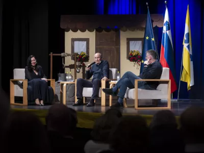 Janez Jan&scaron;aVOLITVE 202628.02.2026 Pogovorni večer v organizaciji SDS Koalicija z volivci - Kulutrni dom GrosupljeFOTO: Nik Erik Neubauer / Foto: Nik Erik Neubauer