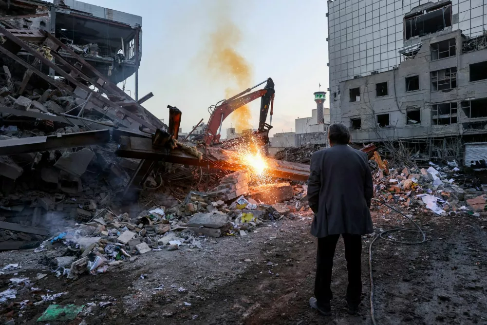 Aftermath of an Israeli and the U.S. strike on a police station, amid the U.S.-Israel conflict with Iran, in Tehran, Iran, March 2, 2026. Majid Asgaripour/WANA (West Asia News Agency) via REUTERS ATTENTION EDITORS - THIS PICTURE WAS PROVIDED BY A THIRD PARTY