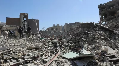 Debris lies scattered in the aftermath of an Israeli and U.S. strike on a police station, amid the U.S.-Israeli conflict with Iran, in Tehran, Iran, March 3, 2026. Majid Asgaripour/WANA (West Asia News Agency) via REUTERS ATTENTION EDITORS - THIS PICTURE WAS PROVIDED BY A THIRD PARTY