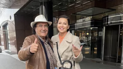 Italijanski pevec Al Bano je med obiskom Zagreba srečal Nino Badrić. F instagram Nine Badrić