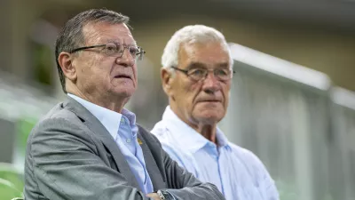 Predsednik Evropske odbojkarske zveze (CEV) Aleksandar Boričić - 03.09.2019 &ndash; odbojka &ndash; Slovenija: Srbija, prijateljska tekma, mo&scaron;ki: //FOTO: Matjaž Ru&scaron;t