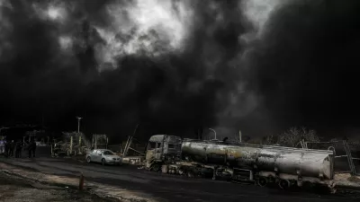 Smoke rises after a reported strike on Shahran fuel tanks, amid the U.S.-Israeli conflict with Iran, in Tehran, Iran, March 8, 2026. Majid Asgaripour/WANA (West Asia News Agency) via REUTERS ATTENTION EDITORS - THIS PICTURE WAS PROVIDED BY A THIRD PARTY   TPX IMAGES OF THE DAY