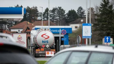 Srbija, bencinska črpalka. Foto: Profimedia