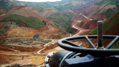 FILE PHOTO: A general view of an open pit at Twangiza gold mine in eastern Congo, September 28, 2011. REUTERS/Tom Kirkwood/File Photo