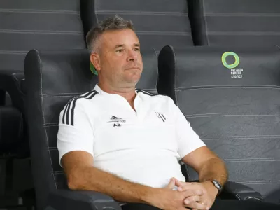 Trener: Anton Žlogar1.9.2024 - nogomet Olimpija: MuraFoto: Luka Cjuha