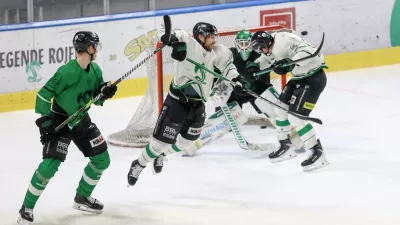 9.3.2026 - Hokej Olimpija - novinarska konferenca ljubljanskega kluba pred prvo tekmo četrtfinala končnice v ligi ICEHL. Foto: Luka Cjuha