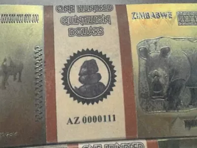 Bankovec za neverjetno vsoto / Foto: &Scaron;vicarska Carina