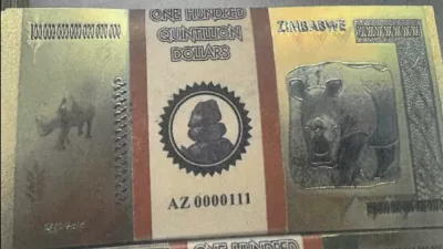 Bankovec za neverjetno vsoto / Foto: &Scaron;vicarska Carina