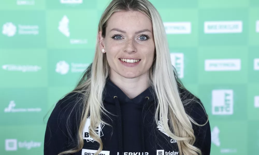 Teja Belak- 15.04.2024 - novinarska konferenca pred evropskim prvenstvom v &scaron;portni gimnastiki //FOTO: Jaka Gasar