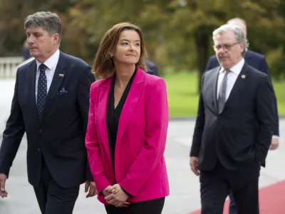 Tanja Fajon13.10.2025 - Uradni obisk generalnega sekretarja zveze NATOFOTO: Nik Erik Neubauer