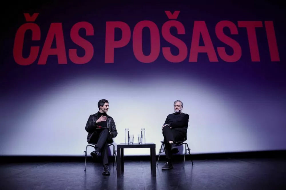 Luka Mesec Slavoj Žižek