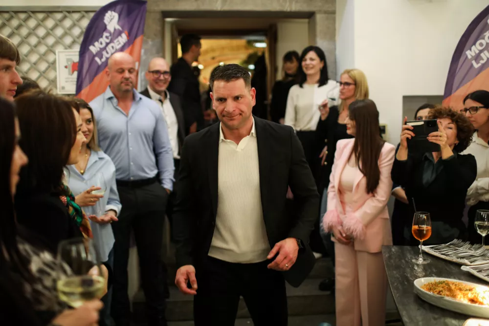 - Zoran Stevanović, predsednik stranke,- 22.03.2026. Volitve v Državni zbor 2026. Volilni &scaron;tab stranke Resni.ca//FOTO: Bojan Velikonja / Foto: Bojan Velikonja