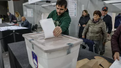 17.3.2026 - Parlamentarne volitve 2026 - Začetek predčasnega glasovanja na posebnih voli&scaron;čih za državnozborske volitve. Dvorana StožiceFoto: Luka Cjuha
