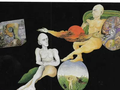 Slika iz cikla Apokalipsa, 1993, olje na platnu, 140 x 220 cm / Foto: Arhiv Zdslu