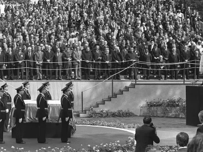 Titov pogreb&nbsp;&scaron;e vedno velja za enega največjih pogrebov katerega od&nbsp;voditeljev.&nbsp;/ Foto: Profimedia