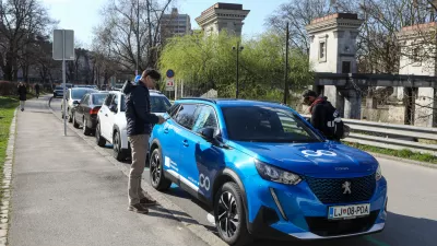 19.3.2026 - podpis koncesijske pogodbe za vzpostavitev ter upravljanje javnega sistema izposoje in souporabe električnih vozil v Mestni občini Ljubljana s podjetjem Avant Car, ki jo bosta podpisala župan Zoran Janković in direktor Avant Car Ga&scaron;per ŽvanFoto: Luka Cjuha