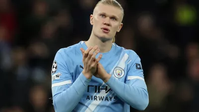 Soccer Football - UEFA Champions League - Round 16 - Second Leg - Manchester City v Real Madrid - Etihad Stadium, Manchester, Britain - March 17, 2026 Manchester City's Erling Haaland looks dejected after the match REUTERS/Phil Noble
