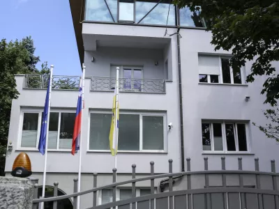 - Sedež stranke SDS, Ljubljana//FOTO: Jaka Gasar