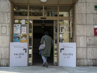 22.3.2026 - volitve v državni zbor 2026 - parlamentarne volitve 2026 - voli&scaron;čeFoto: Luka Cjuha