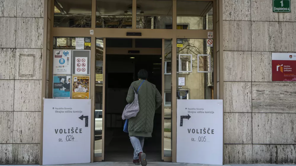 22.3.2026 - volitve v državni zbor 2026 - parlamentarne volitve 2026 - voli&scaron;čeFoto: Luka Cjuha